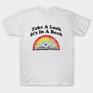 Retro Take A Look It’s In A Book T-Shirt